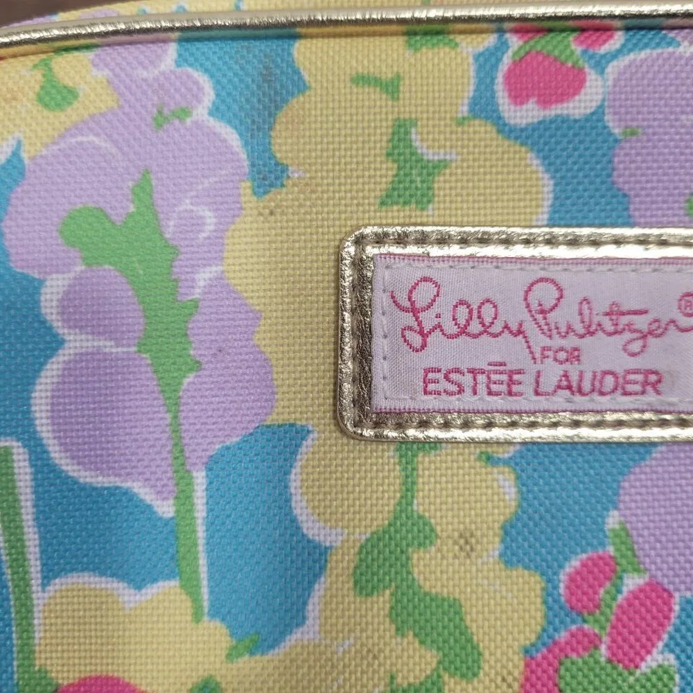 Lilly Pulitzer for Estee Lauder Makeup Bag Cosmetic Bag Women's T…